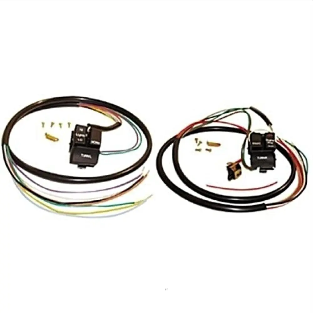 1982-1995 Shovelhead Evo Left And Right Handlebar Wire Harness With Switches 1
