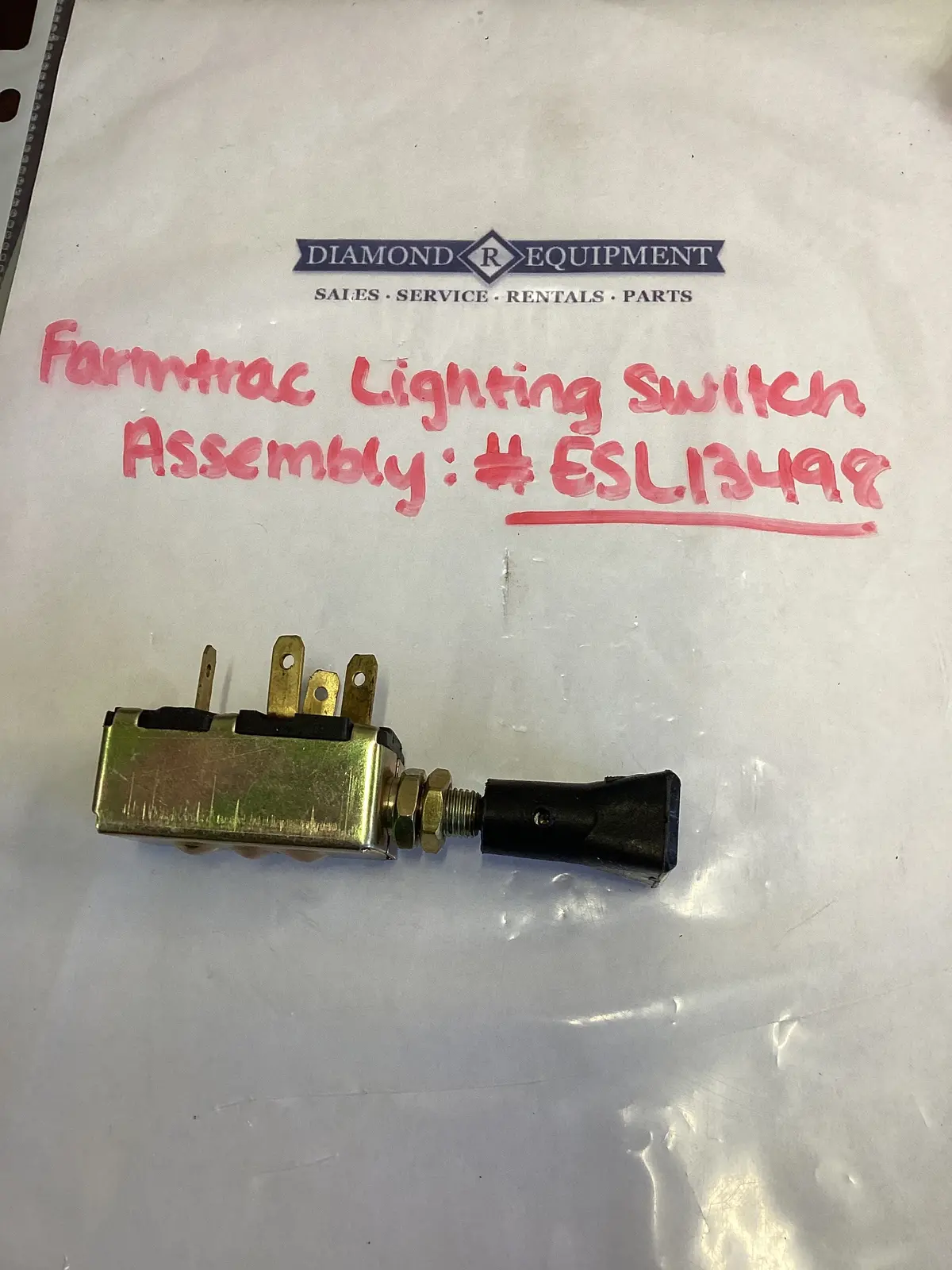 Farmtrac Lighting Switch Assembly: #Esl13498 1