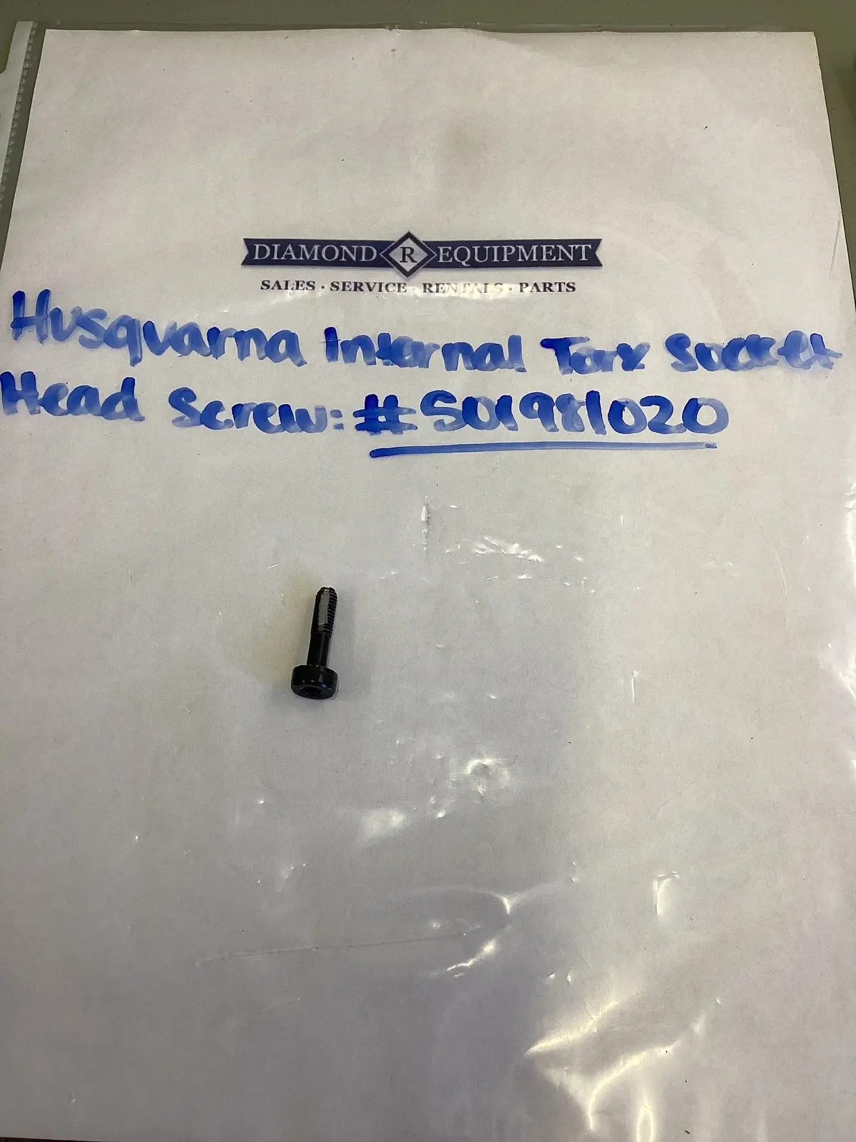 Husqvarna Internal Torx Socket Head Screw: #501981020 1