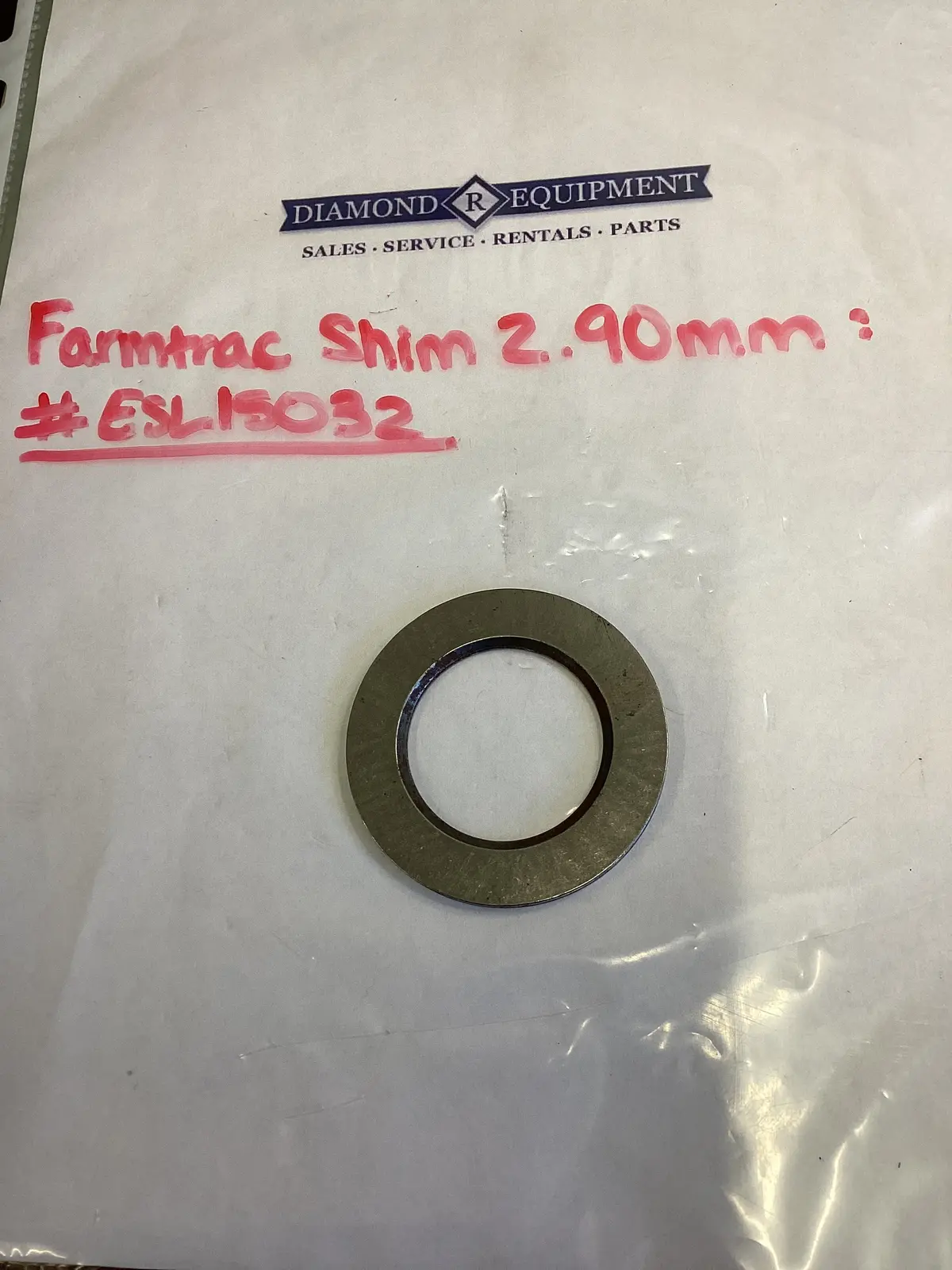 Farmtrac Shim 2.90Mm: #Esl15032 1