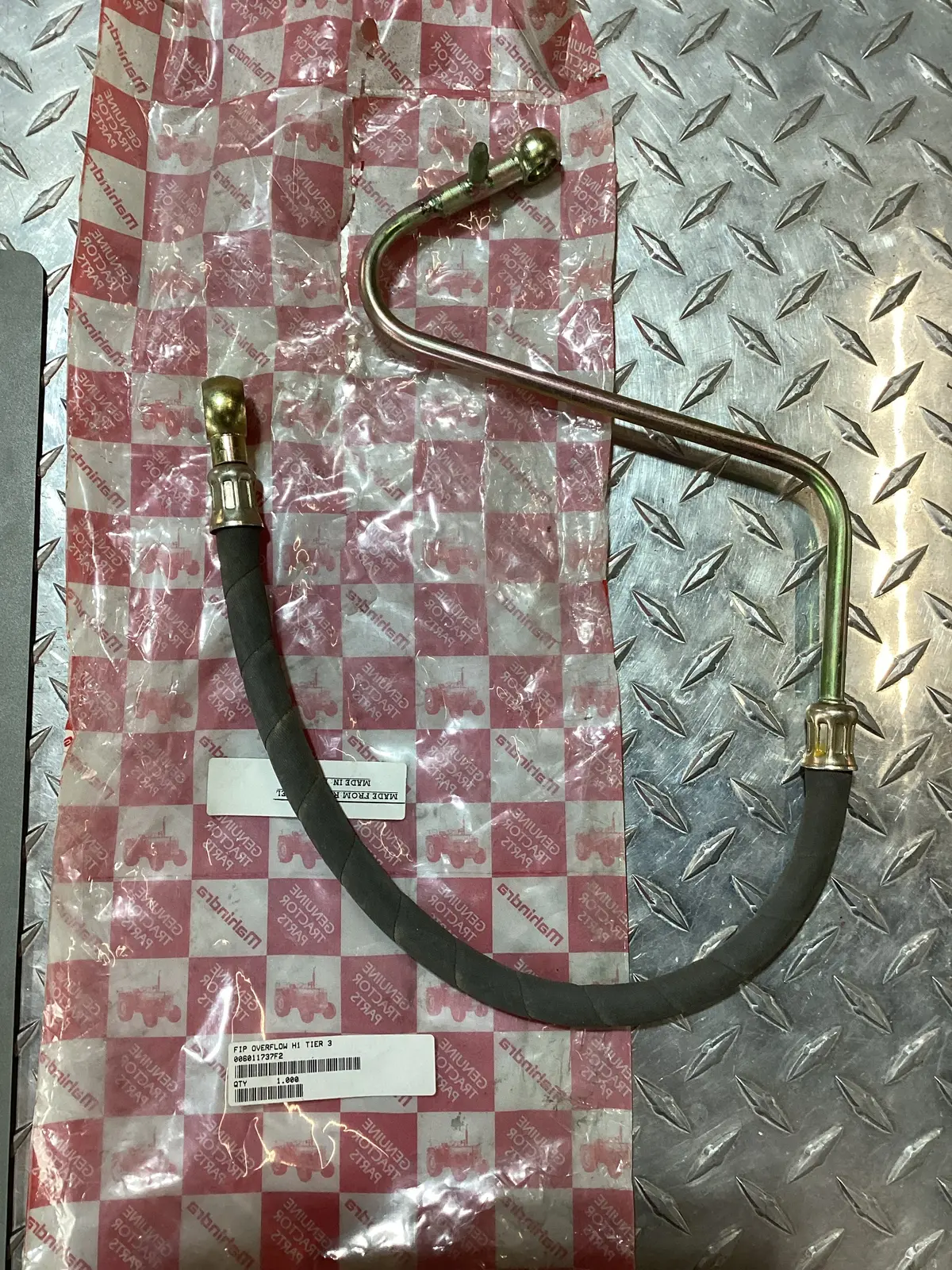 Tym/Mahindra Tractor Fip Overflow Tier 3, 006011737F2 1