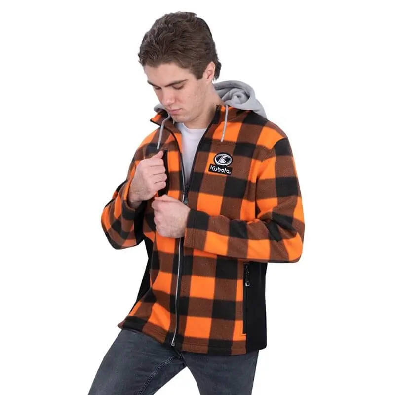 Men's Pinewood Sport Jacket-Orange/Black/Grey 1