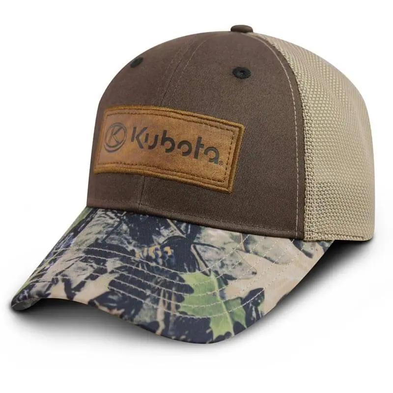 Kubota Backwoods Camo Mesh Snap Cap 1