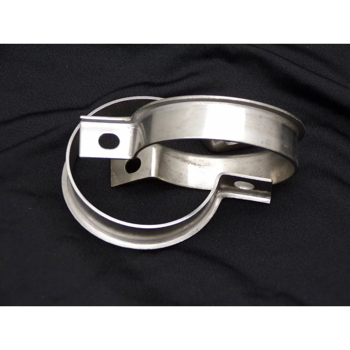 65519-48A Panhead Exhaust Pipe To Cylinder Clamp Set 1