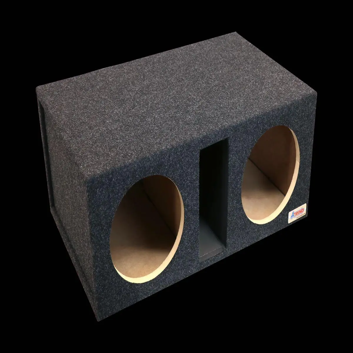 Atrend Dual 12" Vented Spl Carpeted Woofer Box (12Spldv) 1