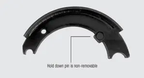 4591-E Remanufactured Brake Shoe & Core 1