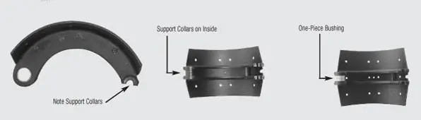 4592-Abb Remanufactured Brake Shoe & Core 1