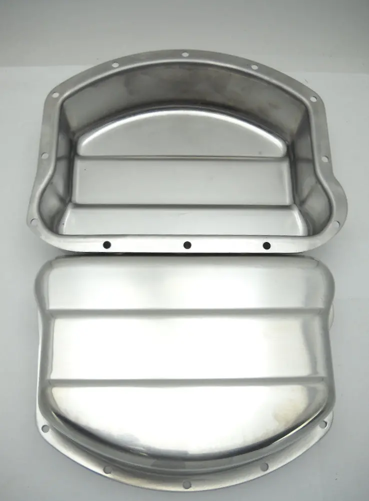 17500-48A Panhead Rocker Arm "Pan" Cover Set Stainless Steel 1