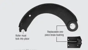 4228-F Remanufactured Brake Shoe & Core 1