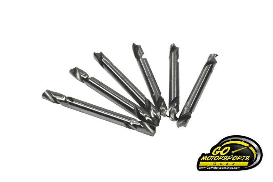 1/8 Rivet (Small) Drill Bits, Double Ended (6 Pack) 1