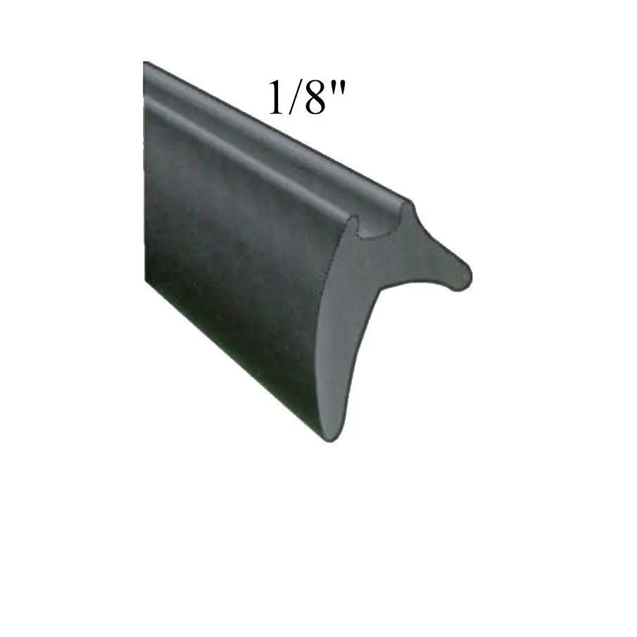 1/8″ Window Glazing Bead – Black 1