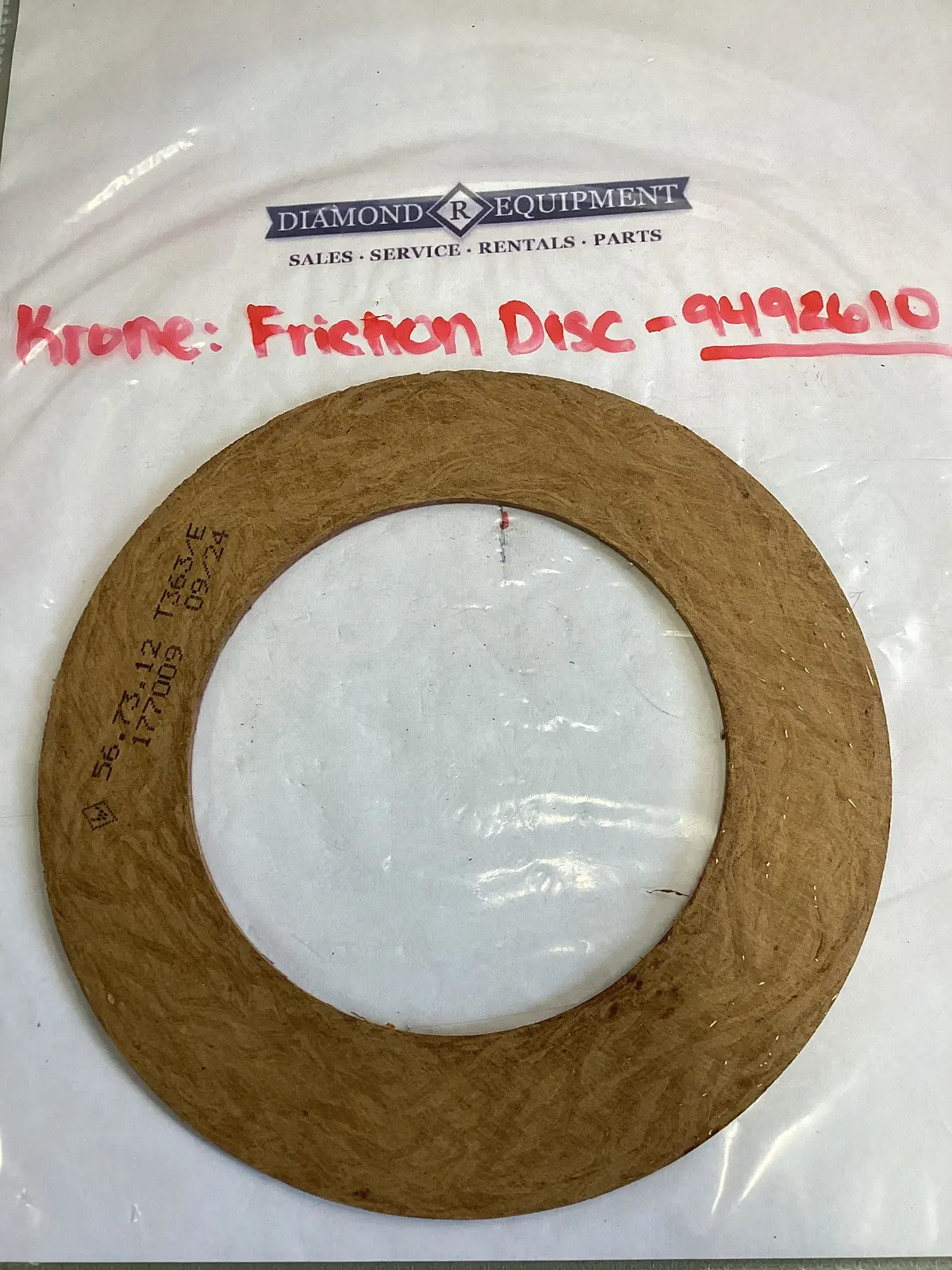 Krone: Friction Disc- #9492610 1