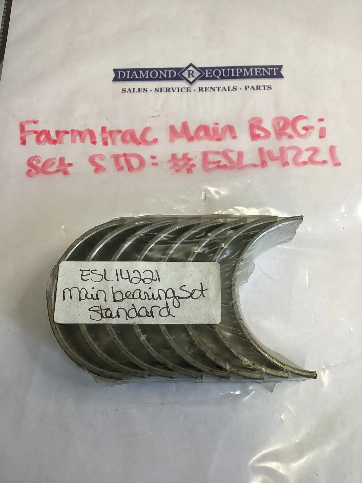 Farmtrac Main Brg Set Std: #Esl14221 1