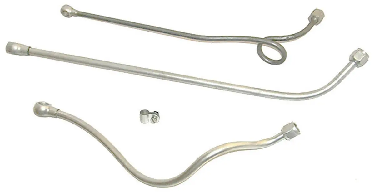 1937 Big Twin Flathead Oil Line Kit 1