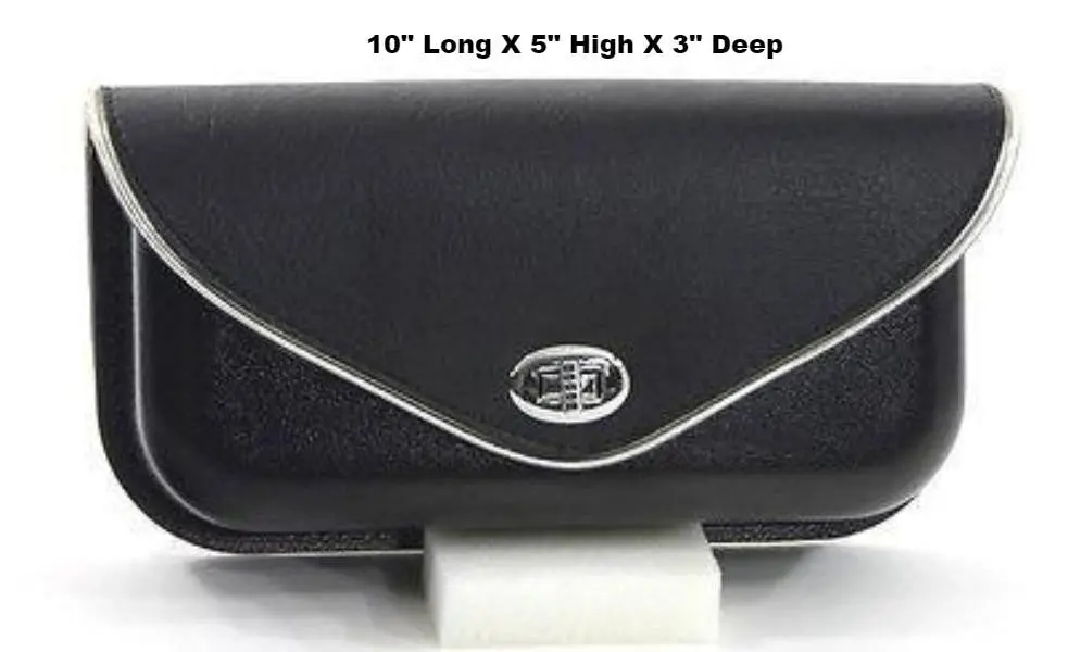 58275-54 Panhead Shovelhead Replica Black Windshield Bag 1