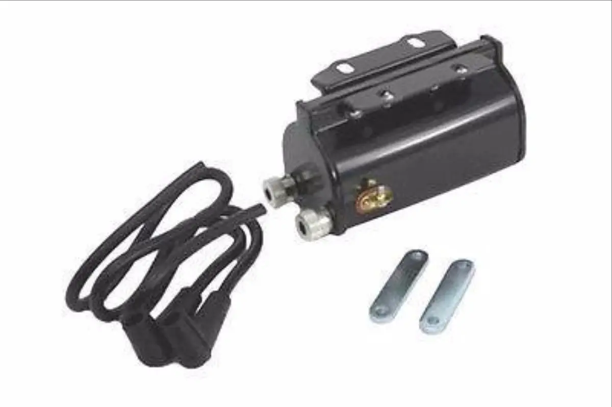 31602-30 Old 1722–30 Black 6 V Ignition Coil For 1930 To 1947 Harley-Davidson 1