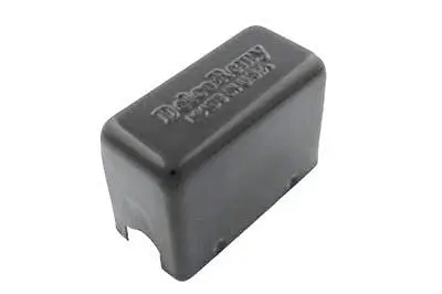74755-38 Knucklehead Panhead Flathead Relay Cover Black, 3 Post Delco Remy 1