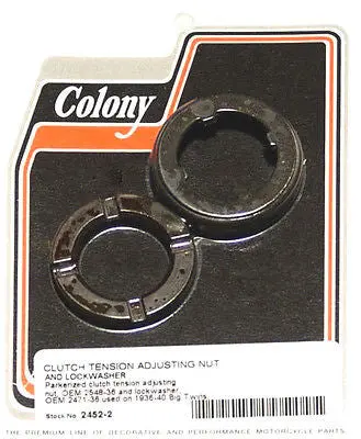 2452-2 Clutch Adjusting Nut And Lock Tab 1