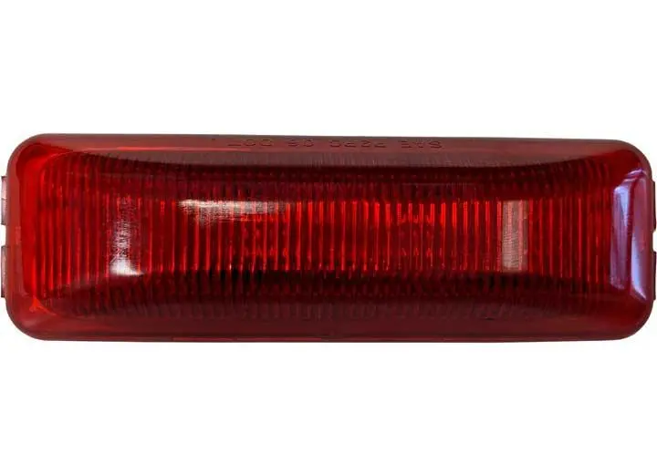 1Inx4in Rectangle Sealed Marker Lamp Red 1