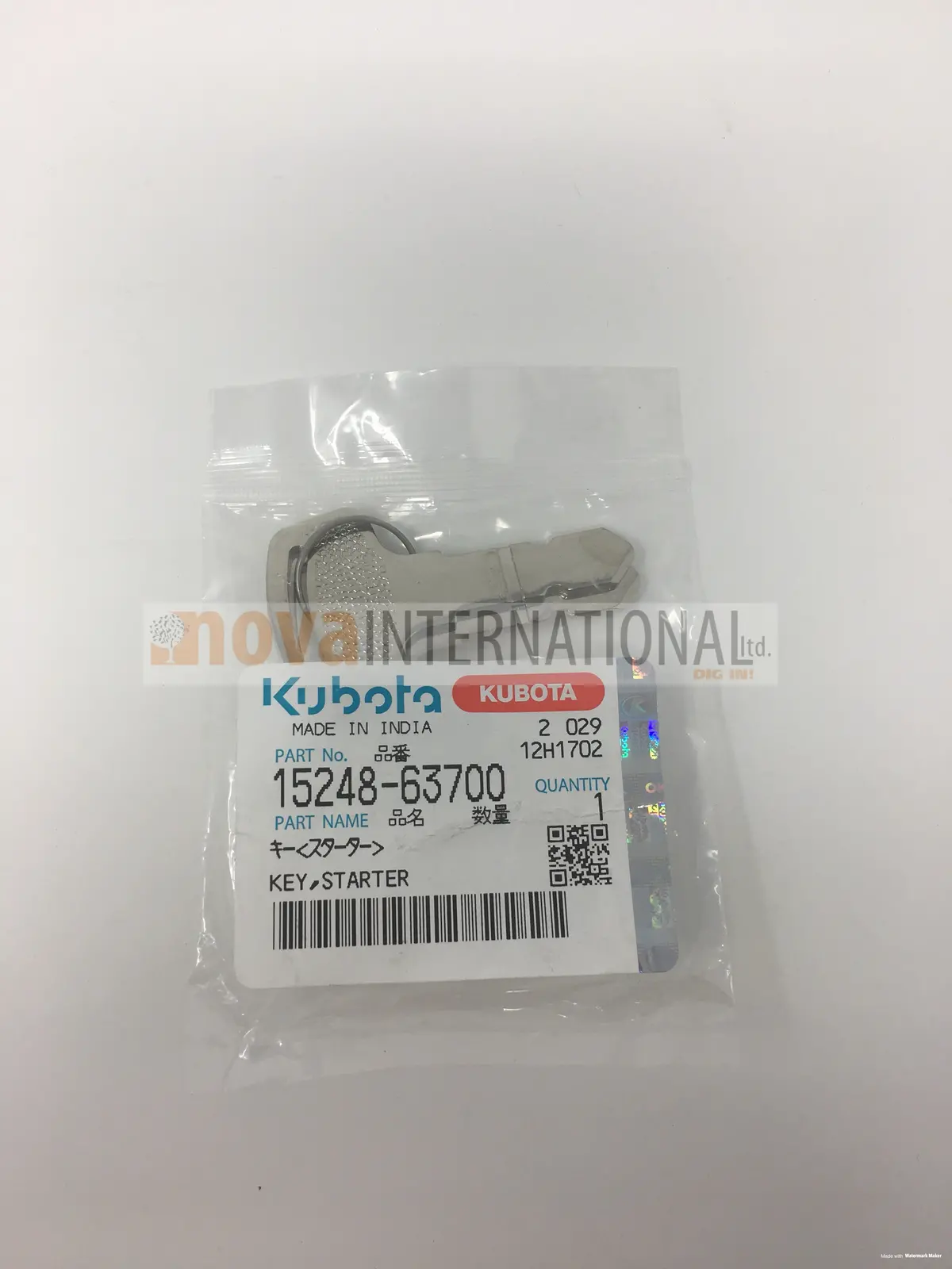 Ignition Key 15248-63700 1