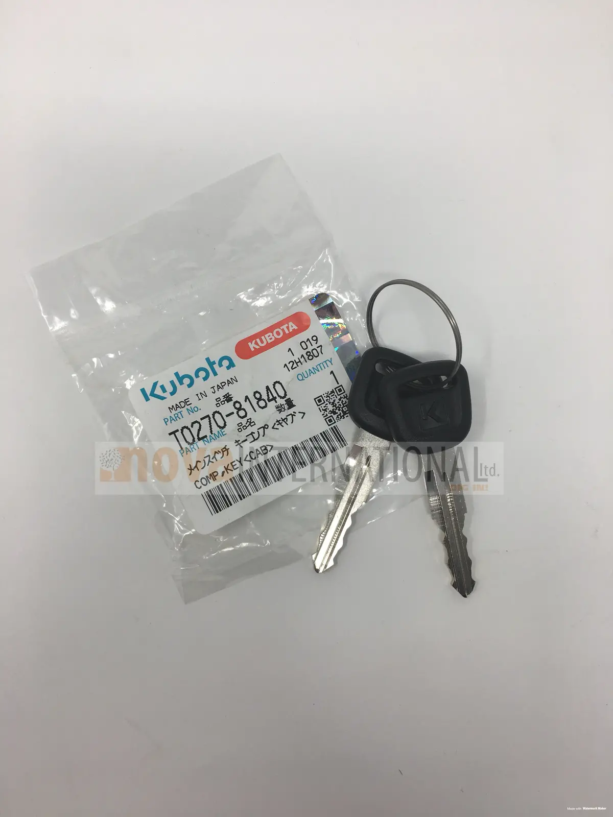 Ignition Key T0270-81840 1