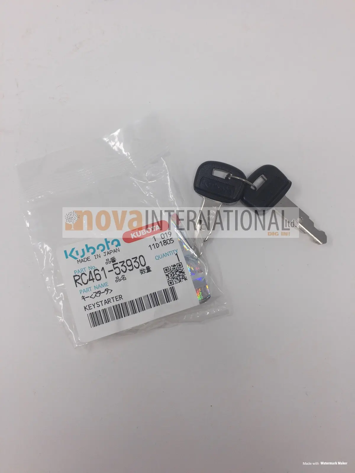 Ignition Key - Construction - Non Programable Rc461-53930 1