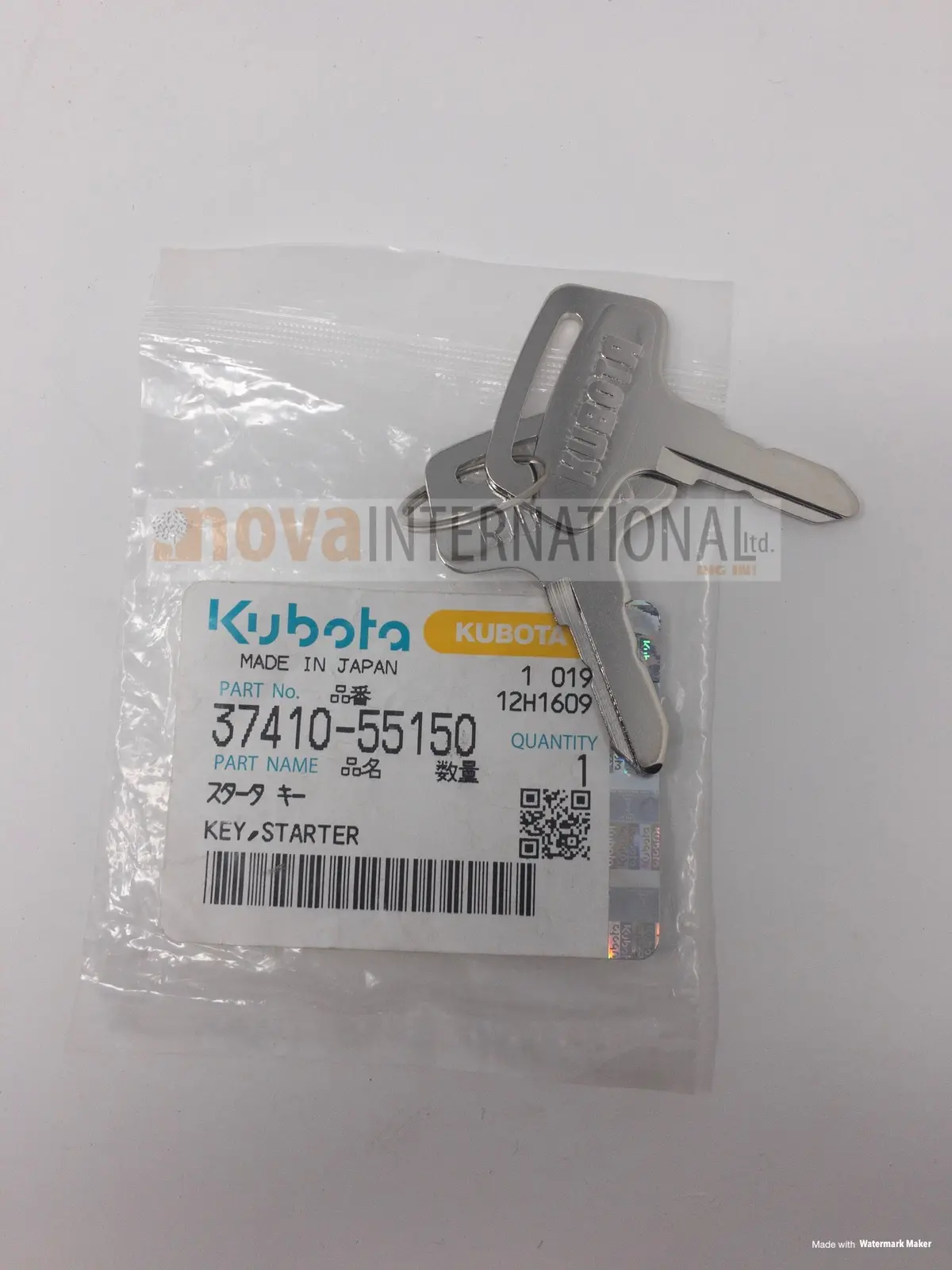Ignition Key 37410-55150 1