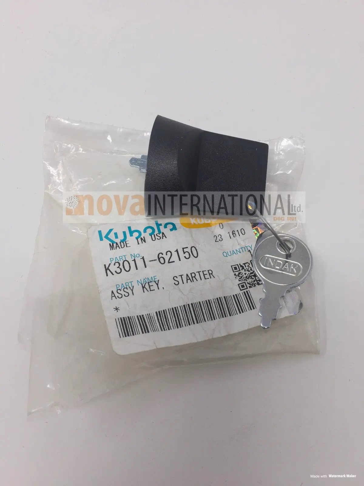 Ignition Key K3011-62150 (<= Sn 20299) 1