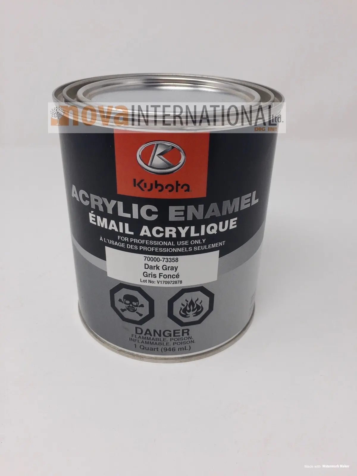 Kubota Dark Gray Enamel 1