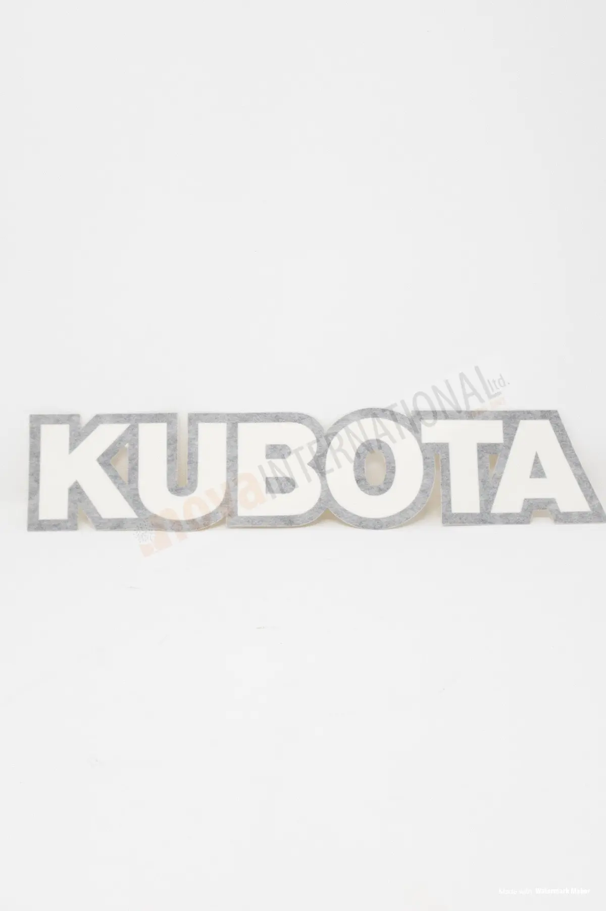 Kubota Decal - Black Trim 7558058450 1