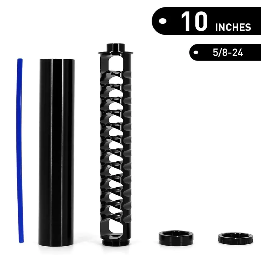 10 Inch Od 1.36 Inch Single Core Aluminum Solvent Trap Fuel Filter Napa 4003 Wix 24003 1/2-28 5/8-24 1