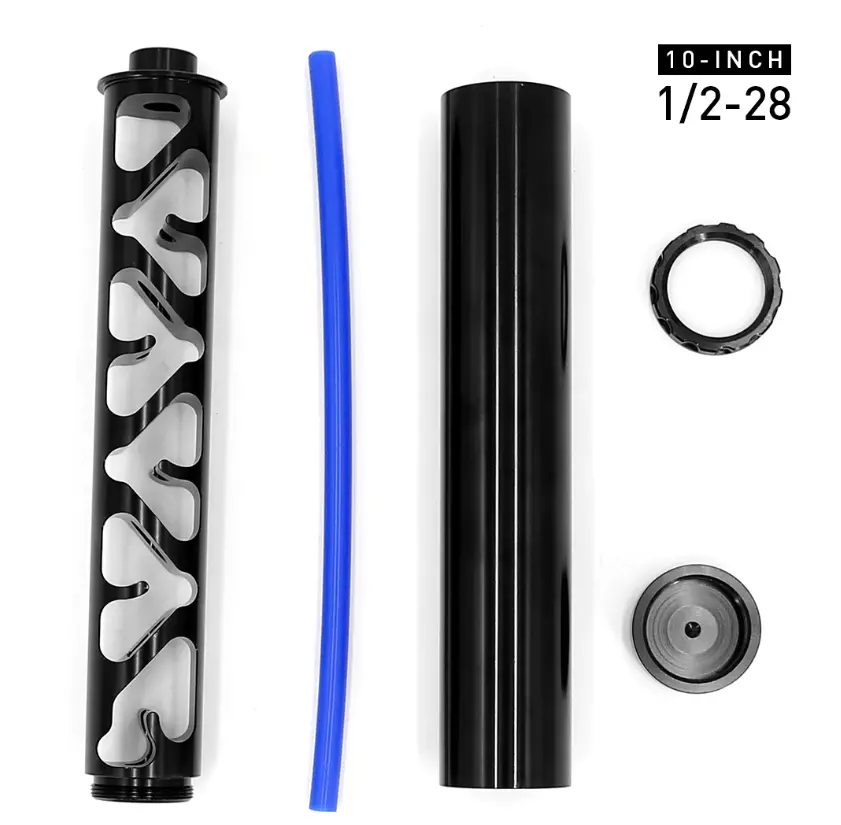 10 Inch Fuel Filter 1/2-28 5/8-24 New Model Solvent Trap Aluminum For Napa 4003 Wix 24003 1