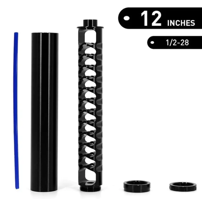 12 Inch 414 Spiral Single Core Aluminum Solvent Trap Car Fuel Filter For Napa 4003 Wix 24003 Solvent Black 1