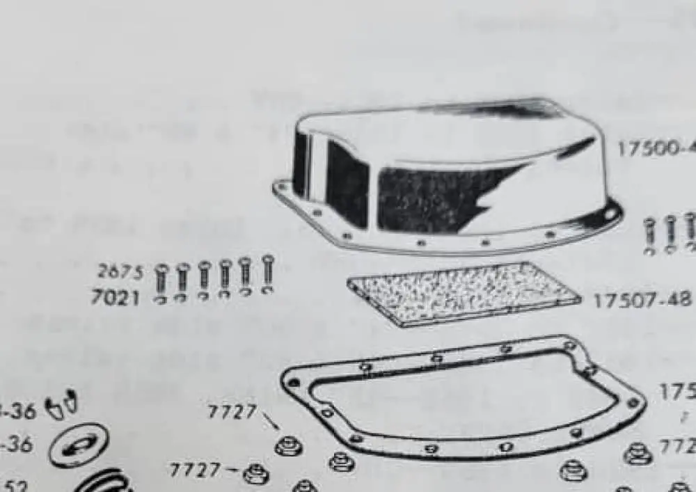 2675 & 7021 Panhead Pan Cover Screw Kit 1948-1950 1