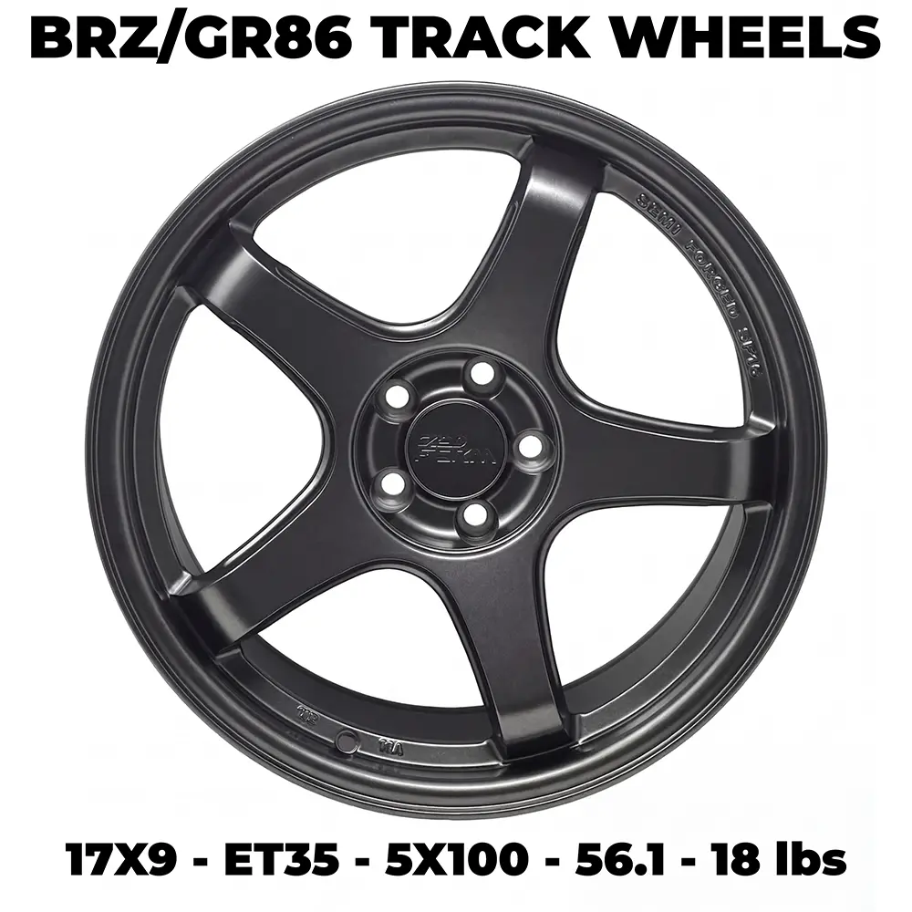 Gtf6 Wheels 17X9 Et35 5X100 56.1 For Brz & Gr86 1