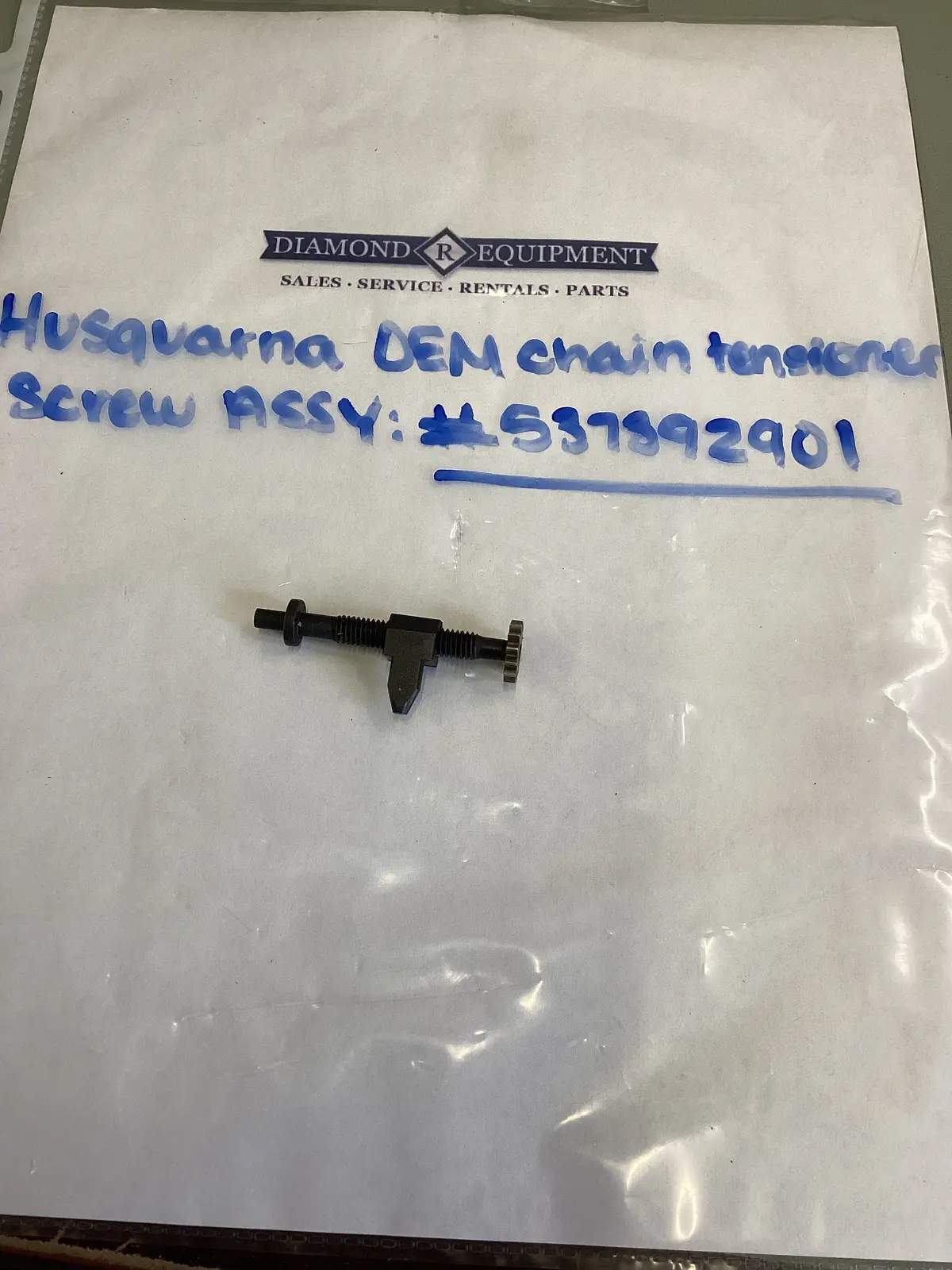 Husqvarna Oem Chain Tensioner Screw Assy: #537392901 1