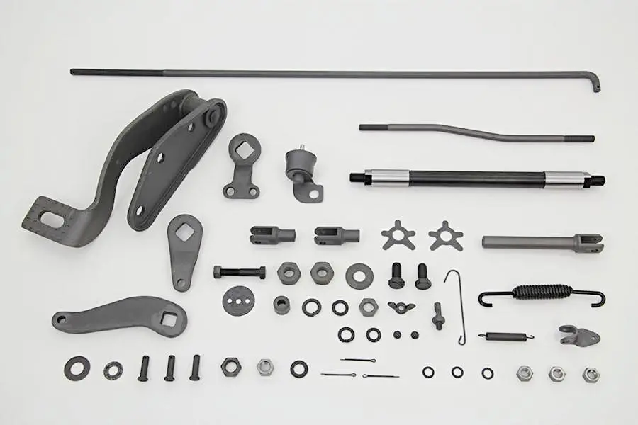 Complete Parkerized Rear Brake Hardware Kit 22-0668 1