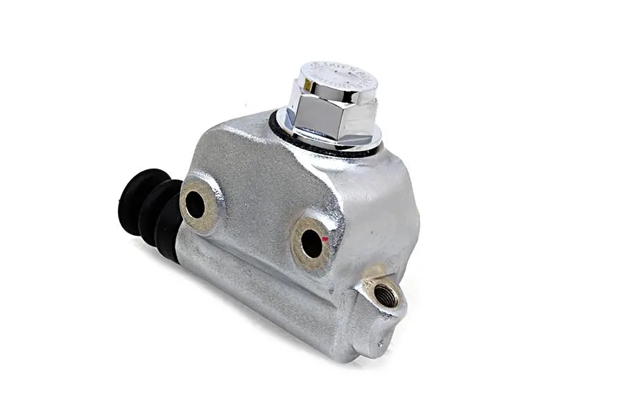 41761-58 Panhead Shovelhead Rear Master Cylinder Silver Paint 1