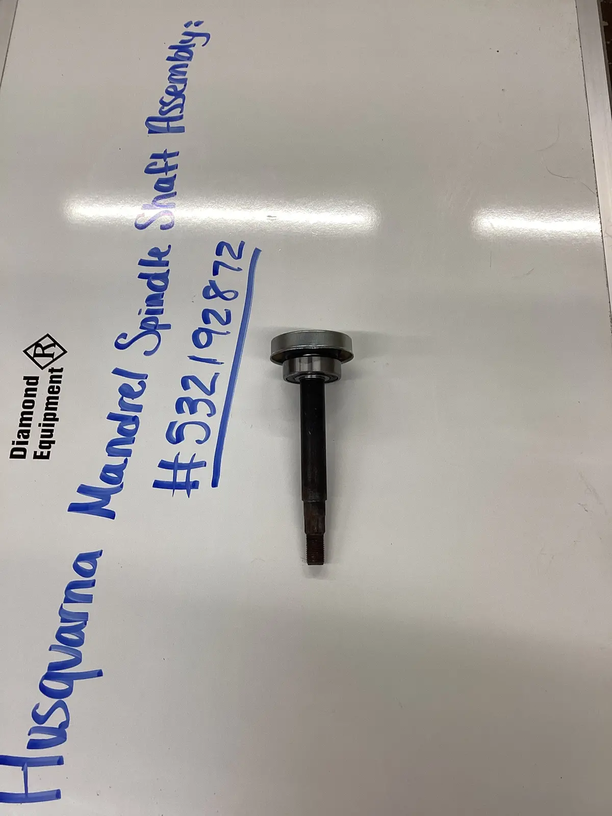 Husqvarna Mandrel Spindle Shaft Assembly: #532192872 1