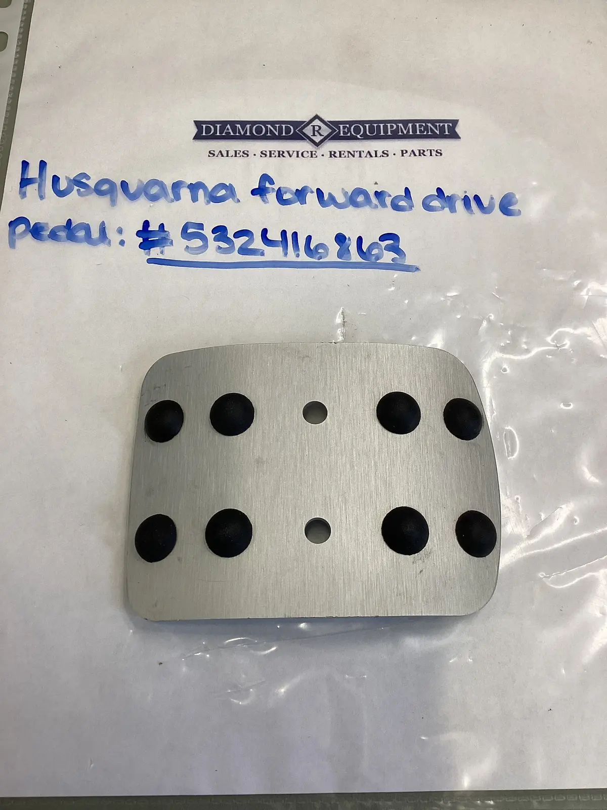 Husqvarna Forward Drive Pedal: #532416863 1