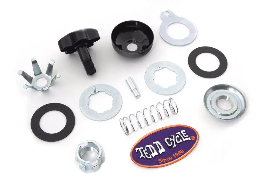 46700-49 Black Panhead Steering Damper Assembly 1