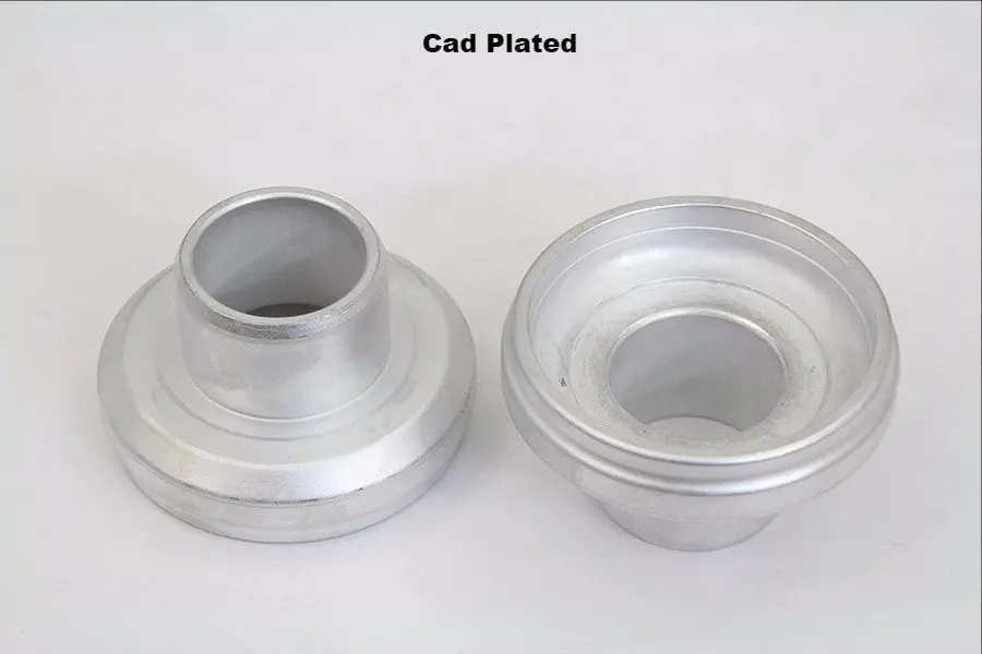 48311-36 Or 2741-36 Cad Plated Big Twin Spring Fork Neck Cups 1