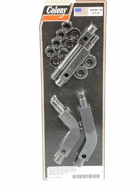 1958 To 1964 Parkerized Panhead Footboard Mounting Kit Colony Usa 2912–14 1