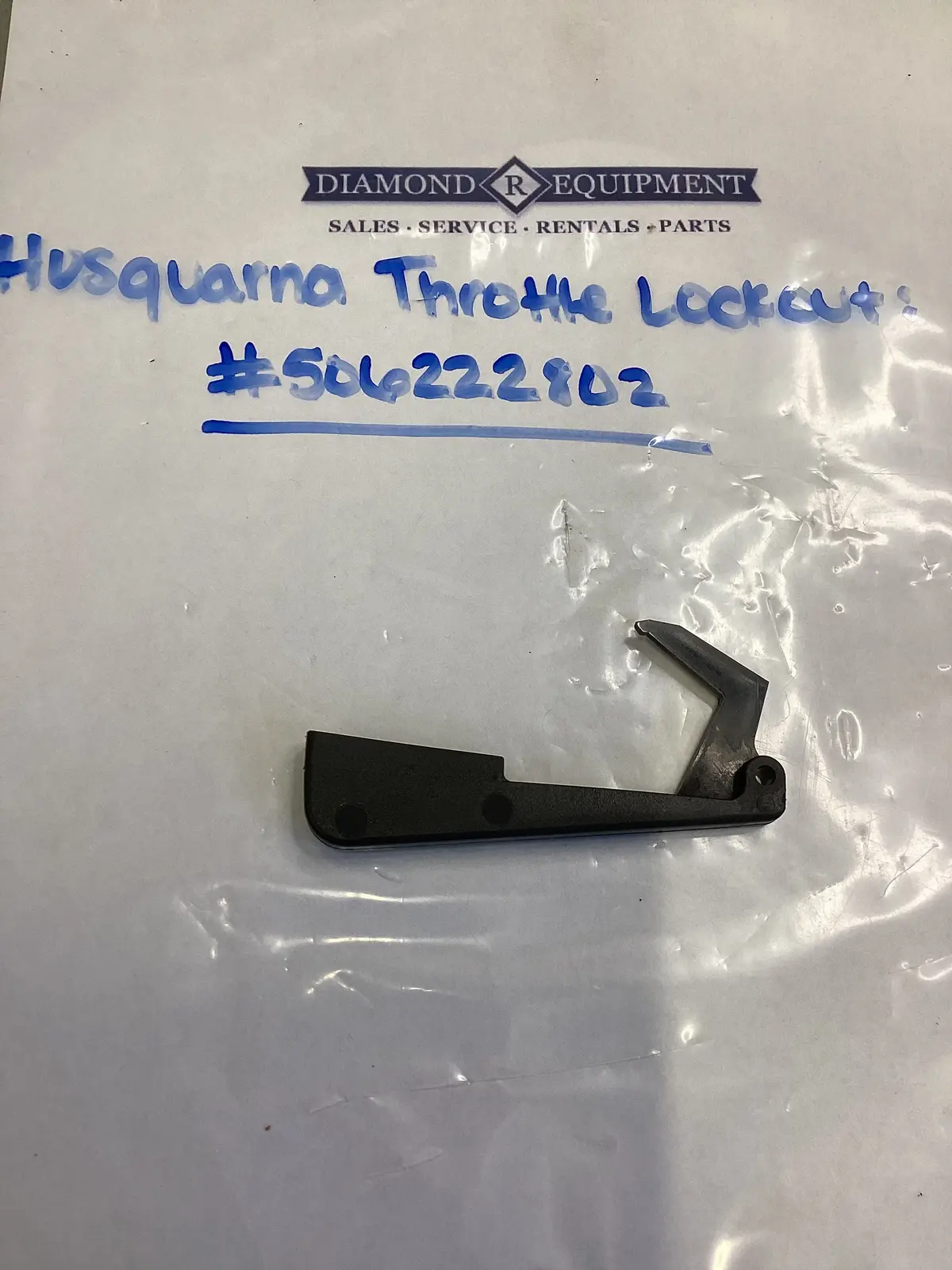 Husqvarna Throttle Lockout: #506222802 1