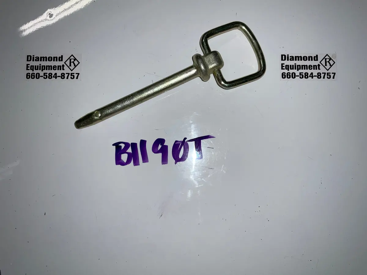7/16"X3 1/2" Fixed Handle Hitch Pin, Part #B1190t 1