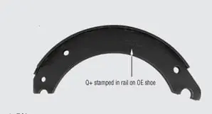 4705-Q Remanufactured Brake Shoe & Core 1