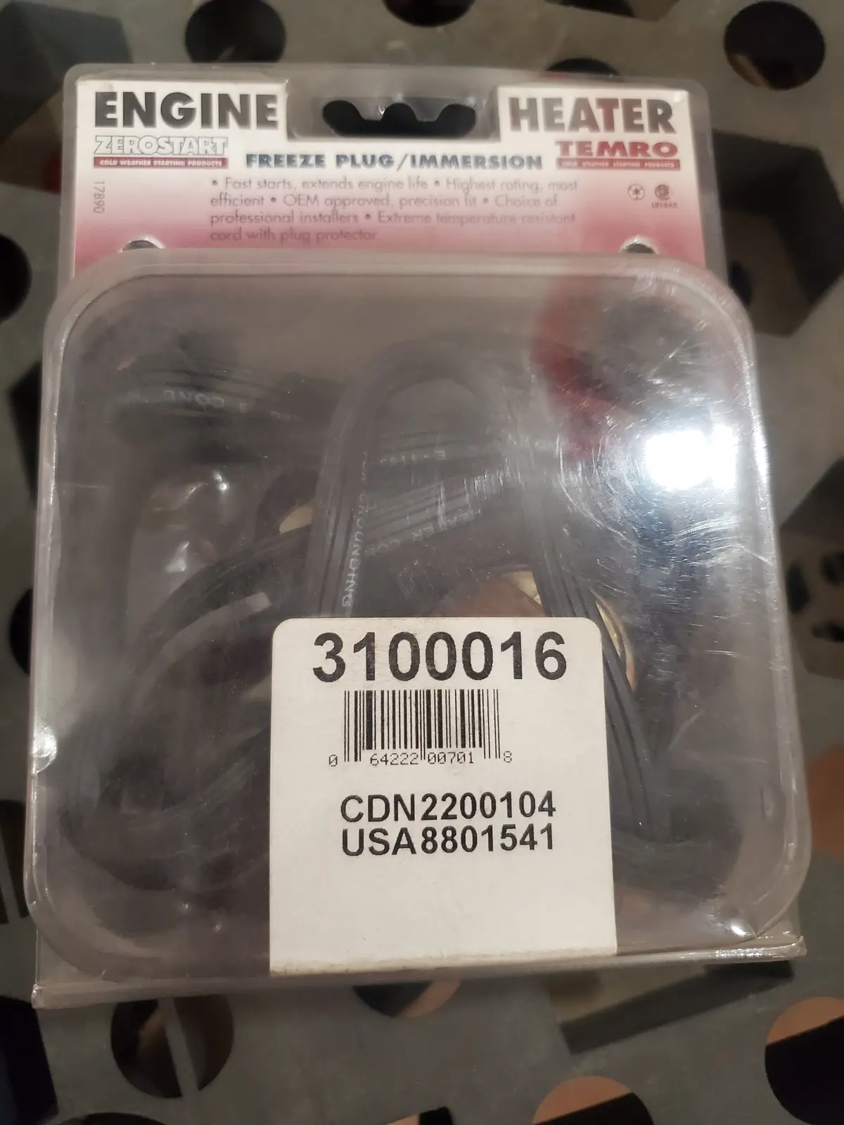 Freeze Plug Heater 3100016 1