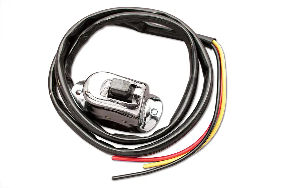 70058-50Bp Directional 3 Position Internal Wire Handlebar Switch Chrome 1