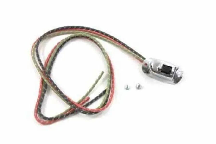 70058-50B Directional 3 Position Internal Wire Handlebar Switch Chrome Usa Made 1