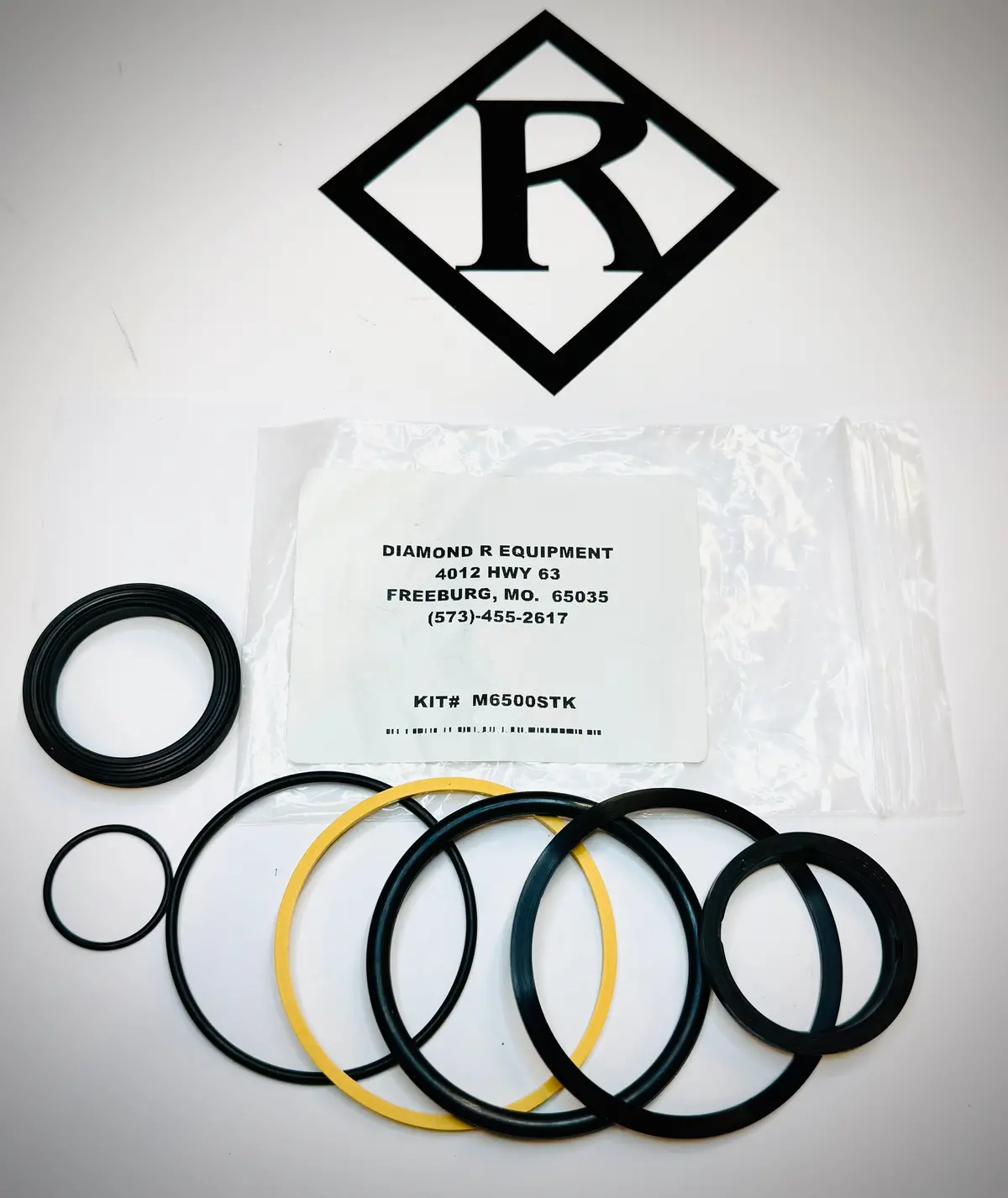 Mah 6500 Steer Cyl Seal Kit, 7 Piece, M6500stk 1